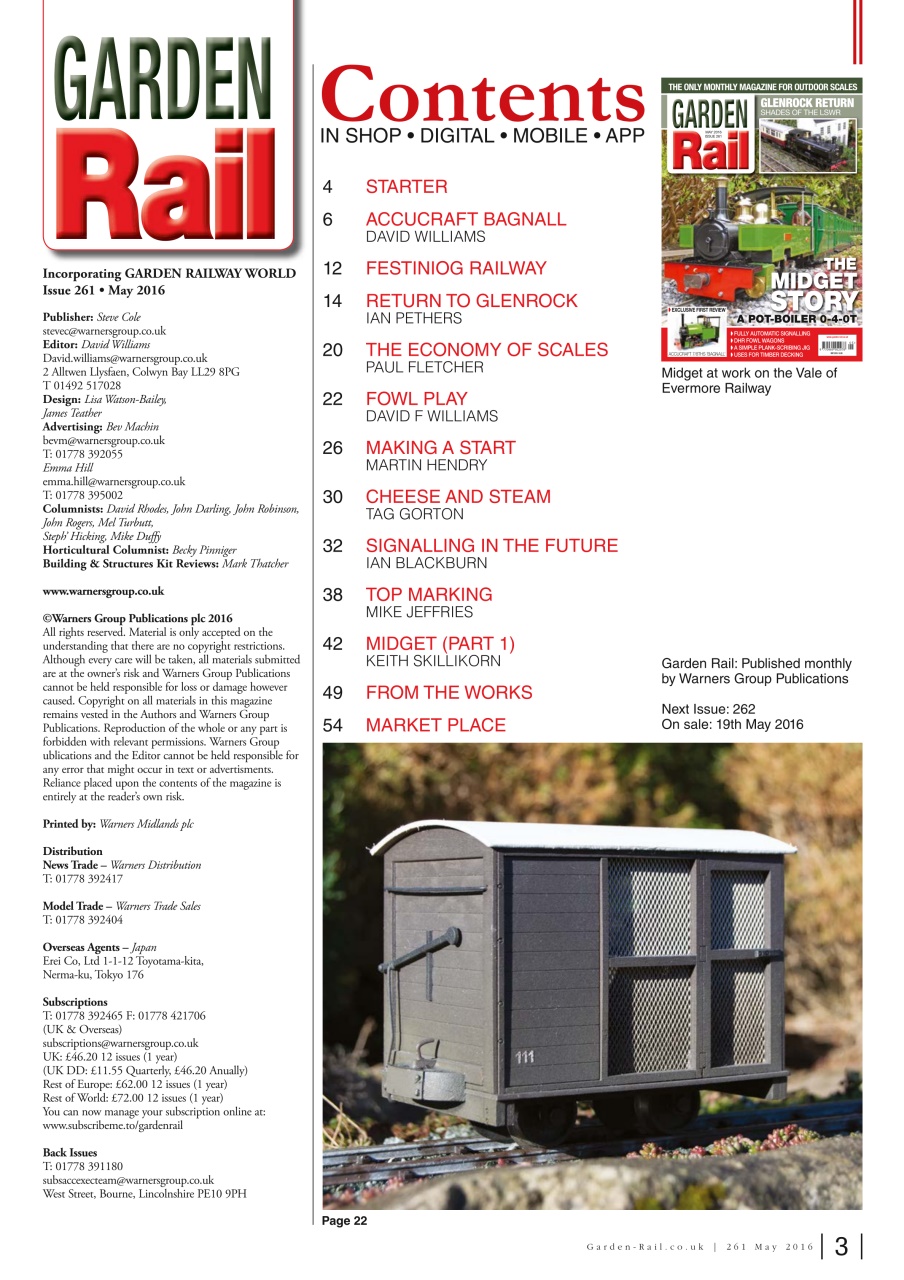 Garden Rail Preview Pages