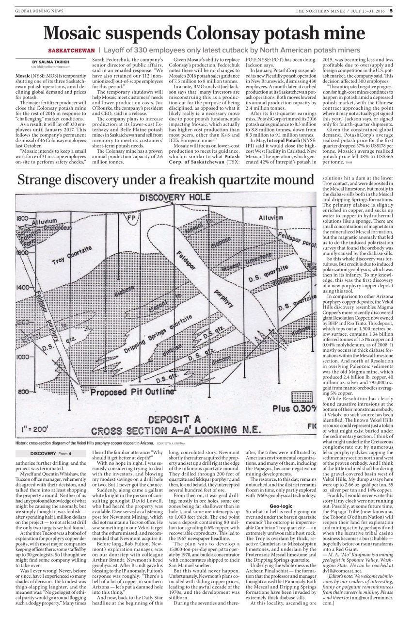 The Northern Miner Preview Pages