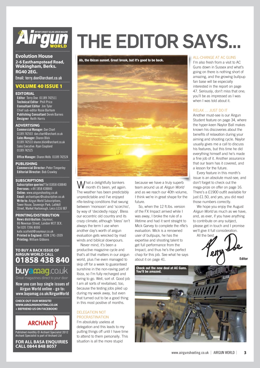 Airgun World Preview Pages
