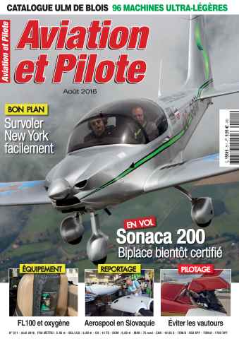 Aviation et Pilote issue August 2016