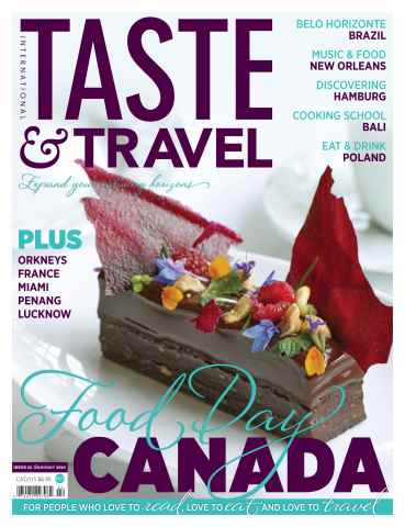 Taste & Travel International issue Summer 2016