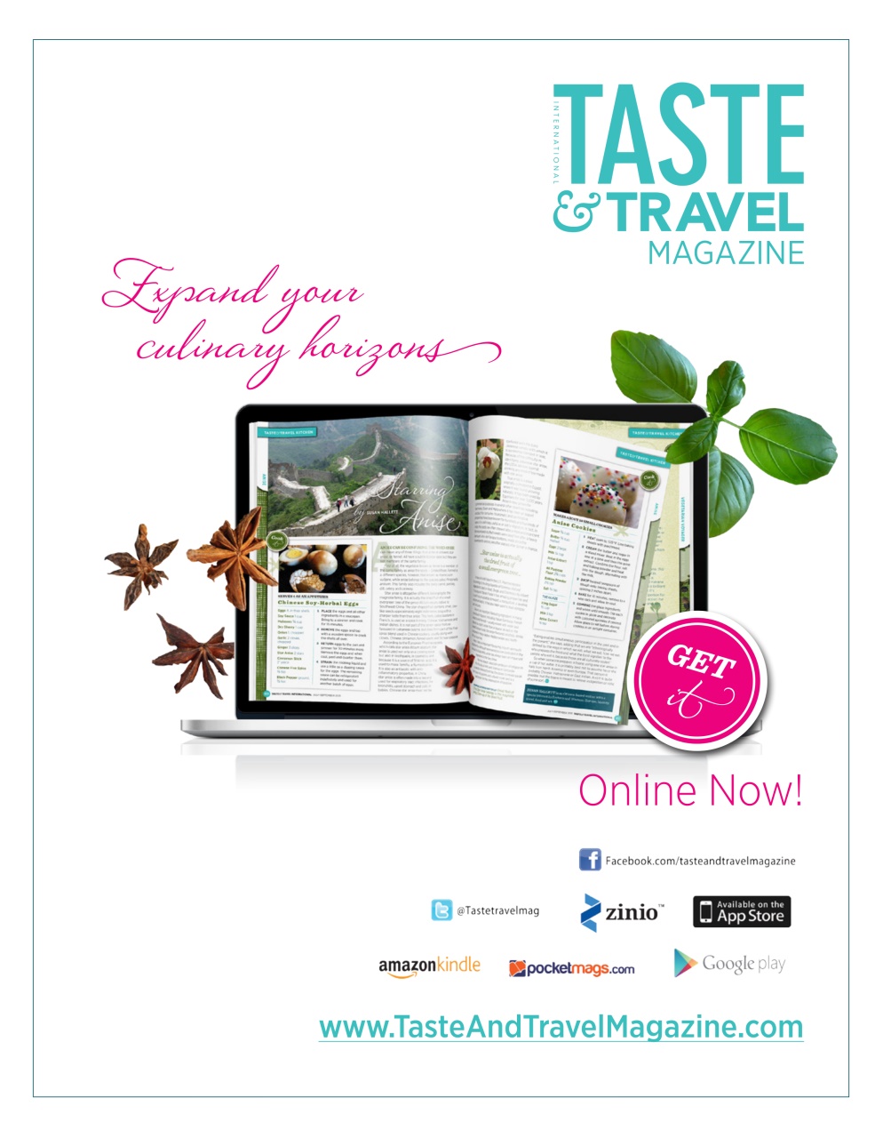 Taste & Travel International Preview Pages