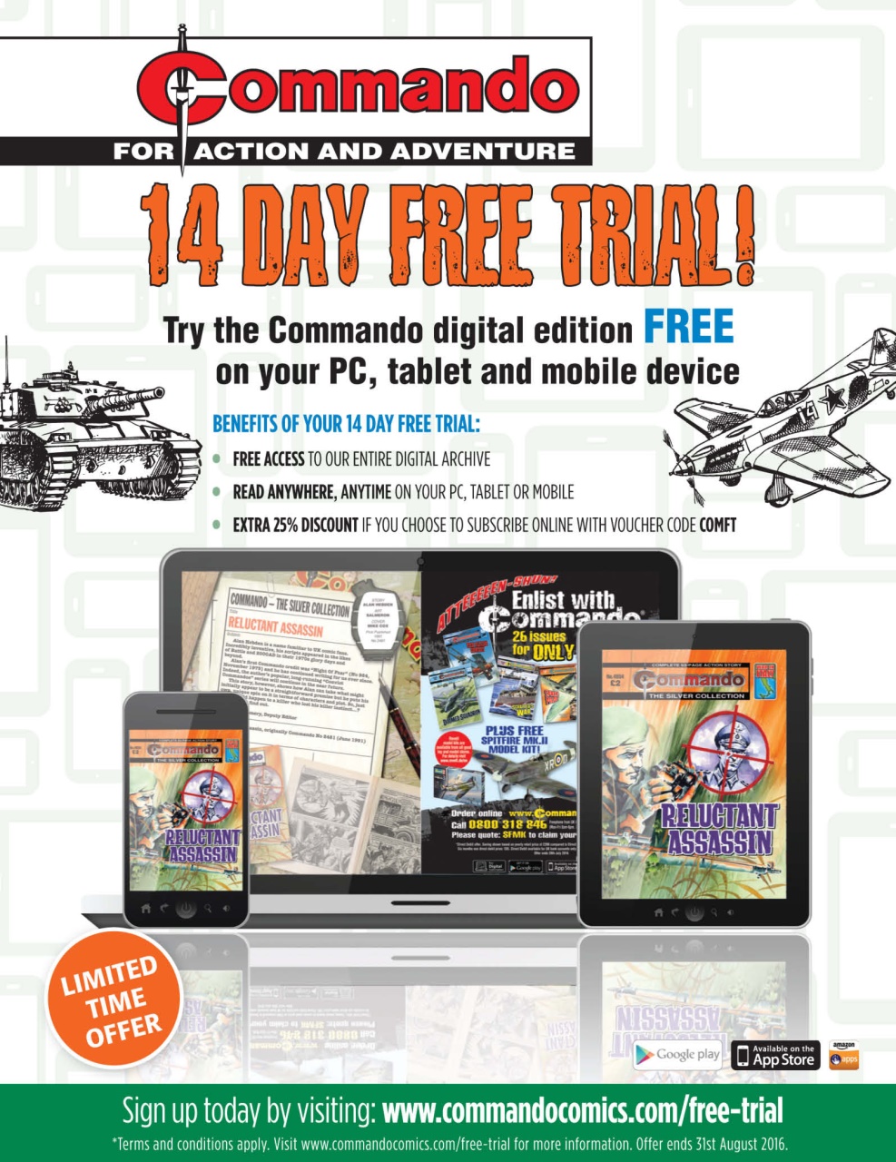 Commando Preview Pages