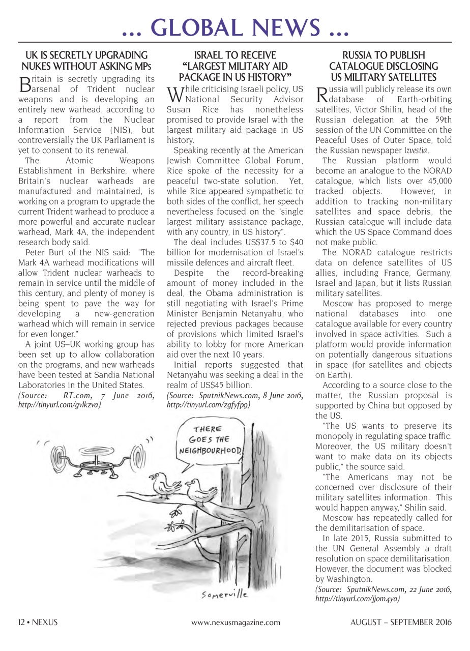 Nexus Magazine Preview Pages