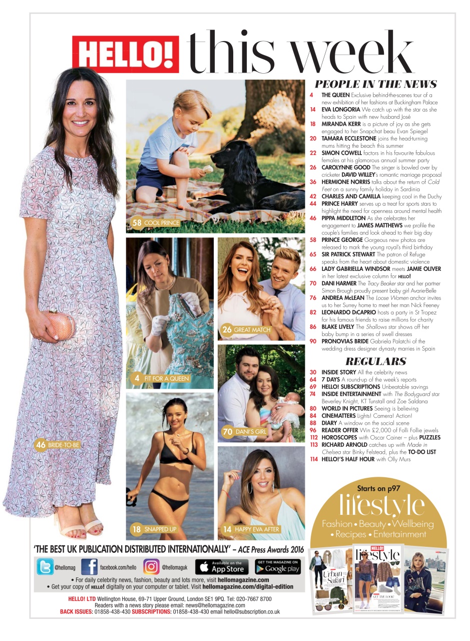 Hello! Magazine Preview Pages