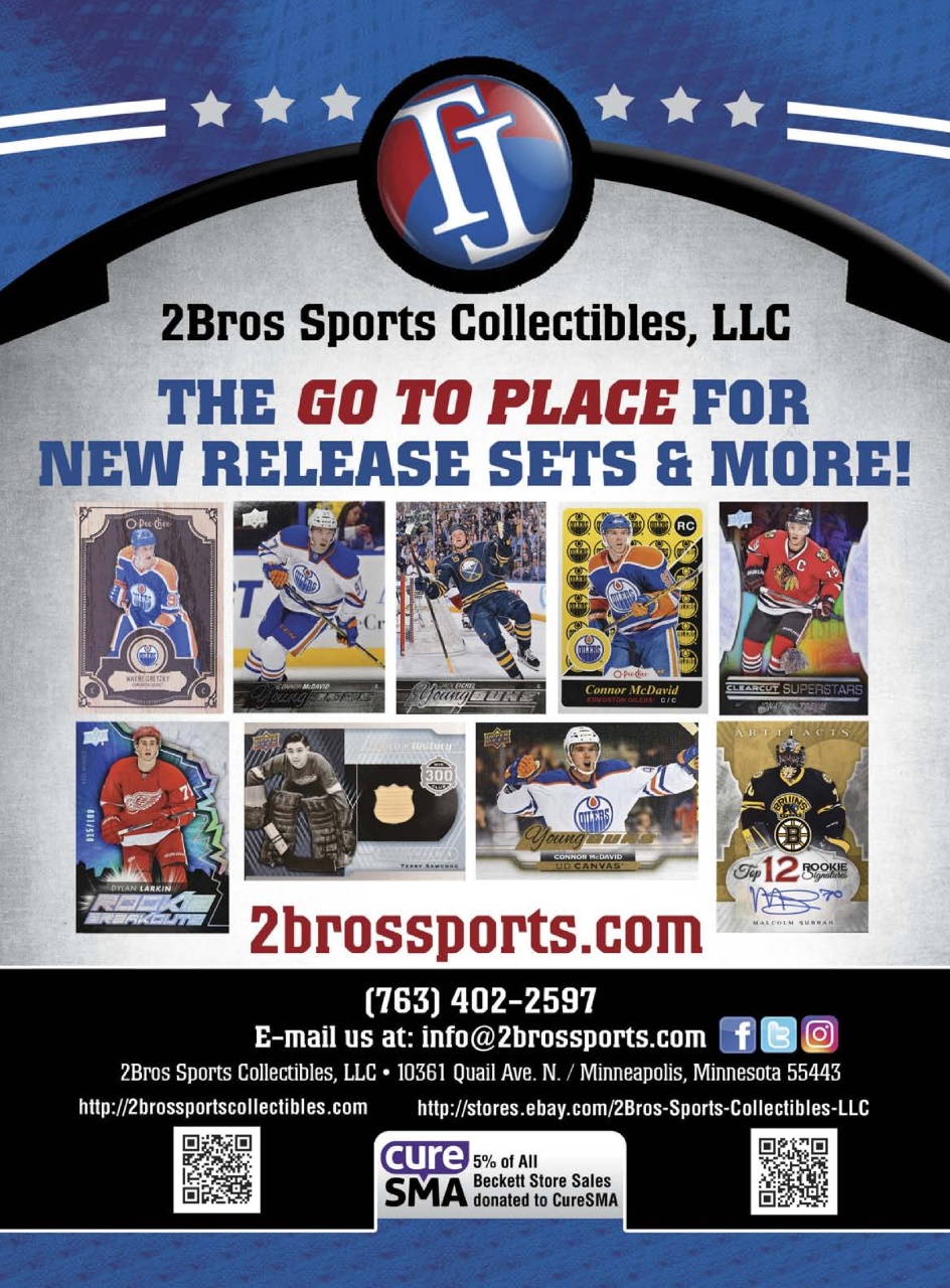 Beckett Hockey Magazine Preview Pages