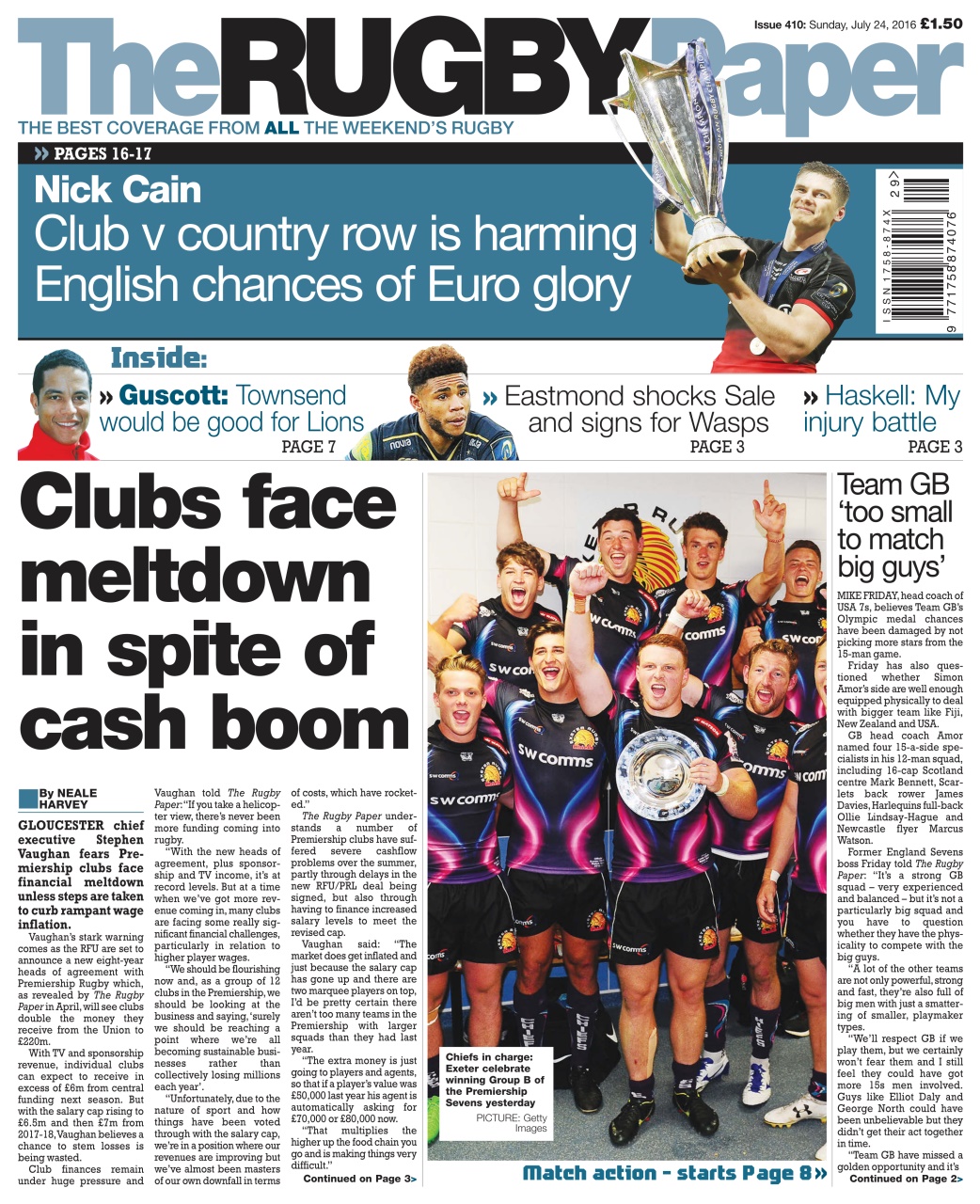 The Rugby Paper Preview Pages