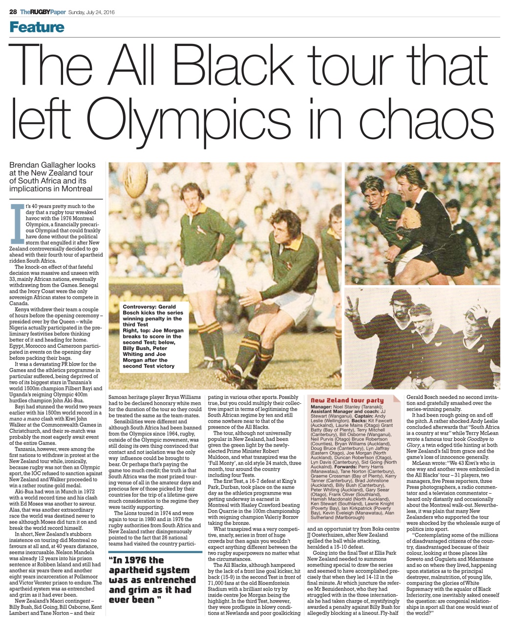 The Rugby Paper Preview Pages