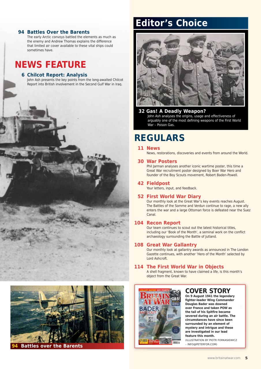 Britain at War Magazine Preview Pages