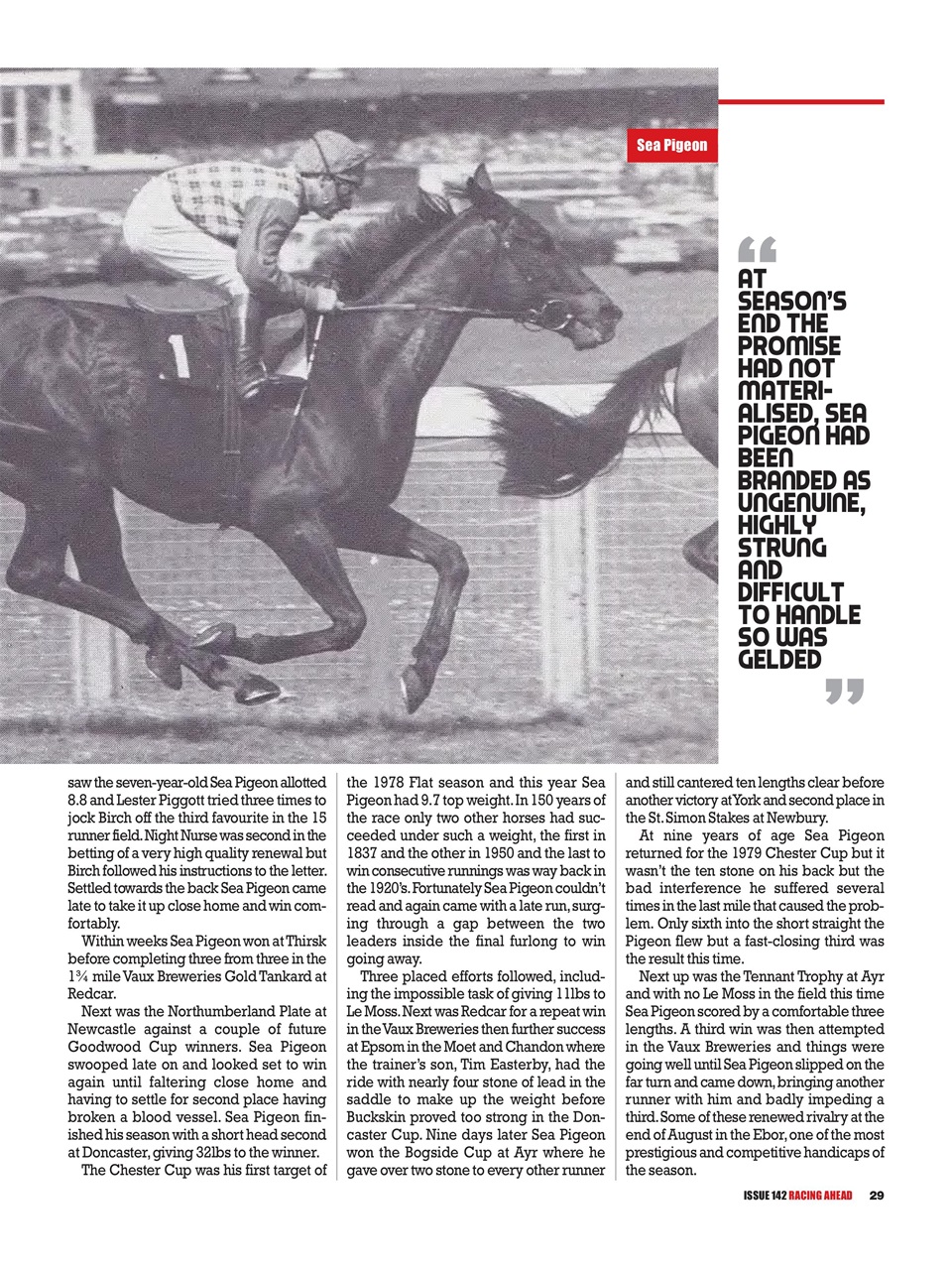 Racing Ahead Preview Pages