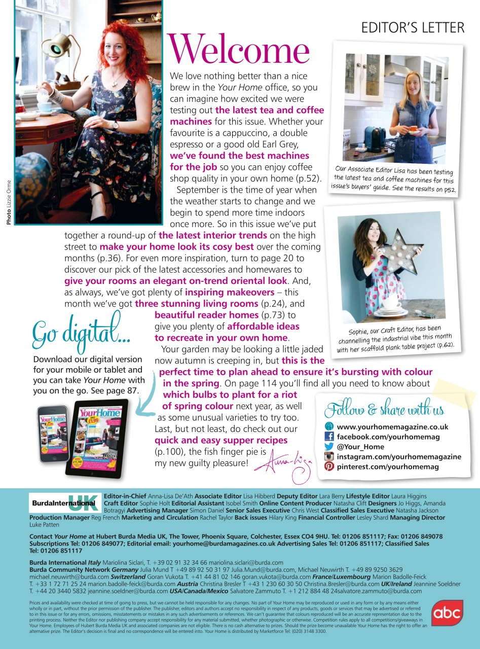Your Home Magazine Preview Pages