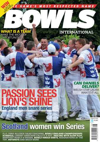 Bowls International issue August 2016