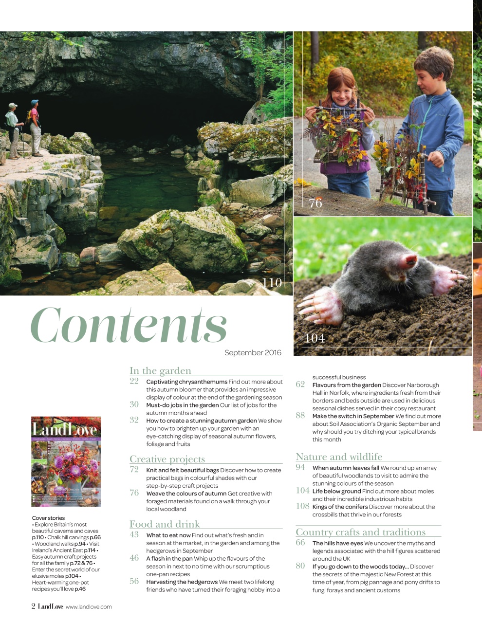 LandLove Magazine Preview Pages