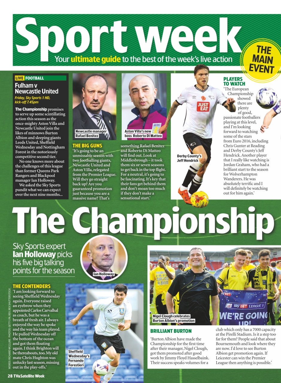 TV & Satellite Week Preview Pages