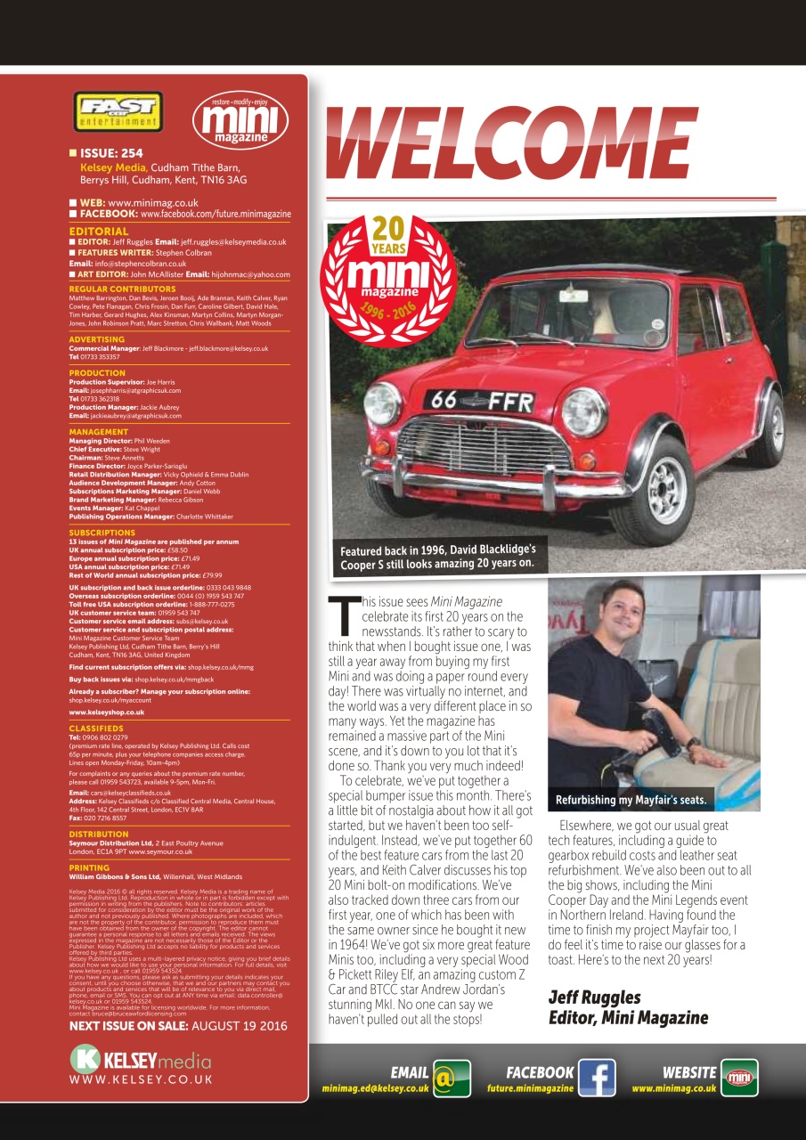Mini Magazine Preview Pages