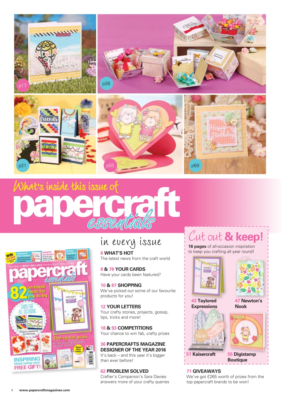 Papercraft Essentials Preview Pages