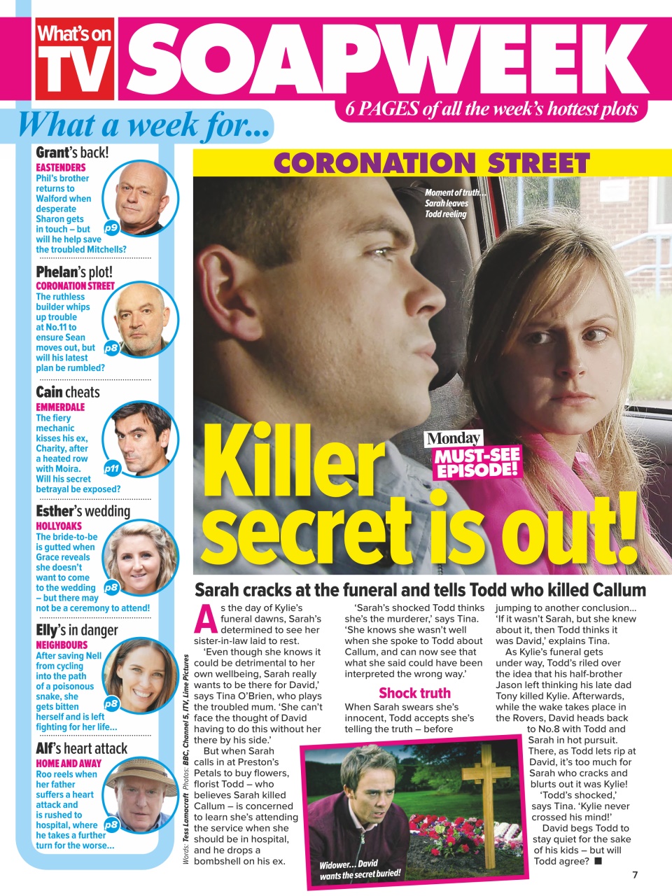 What's on TV Preview Pages