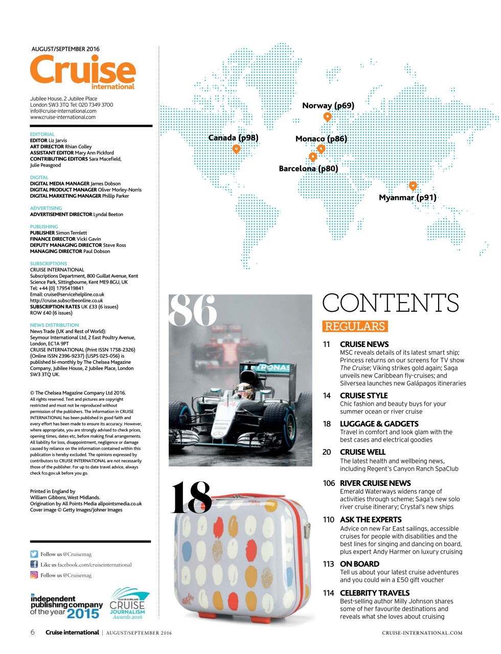 Cruise & Travel Preview Pages