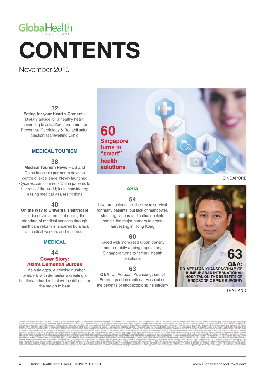 Global Health and Travel Preview Pages