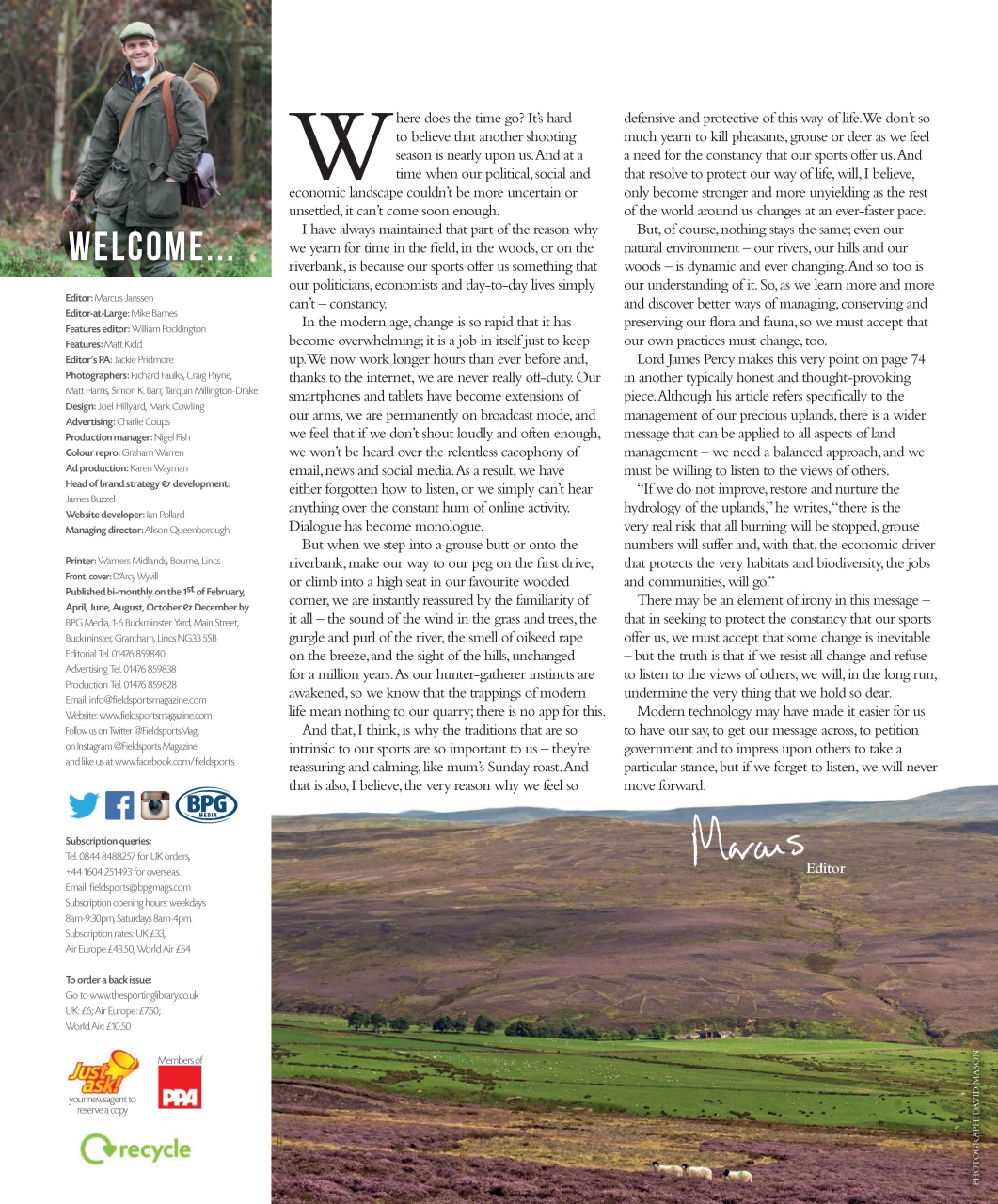 Fieldsports Journal Preview Pages