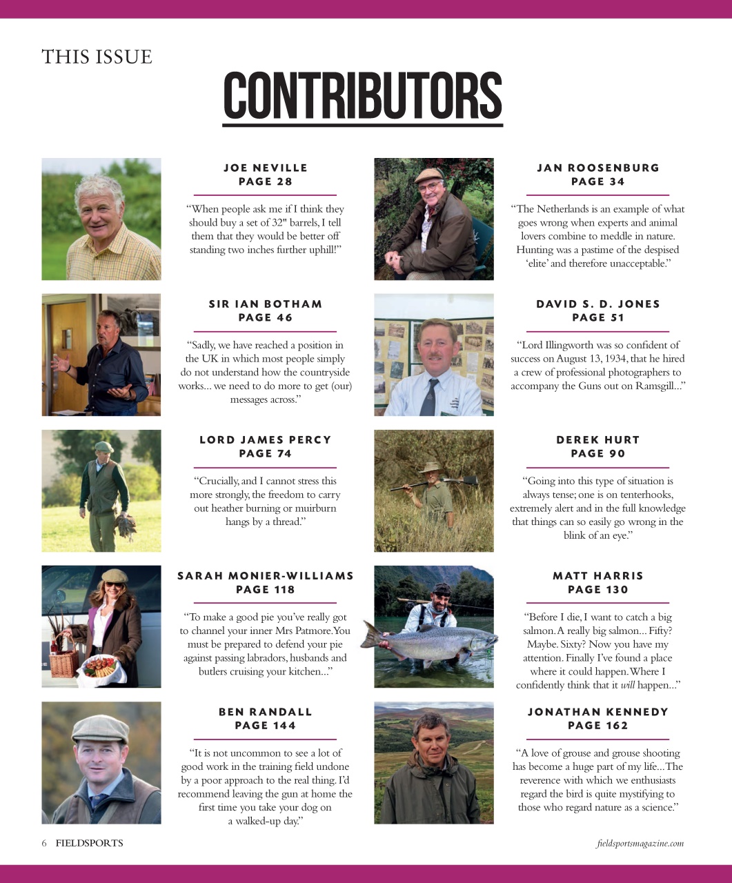 Fieldsports Journal Preview Pages