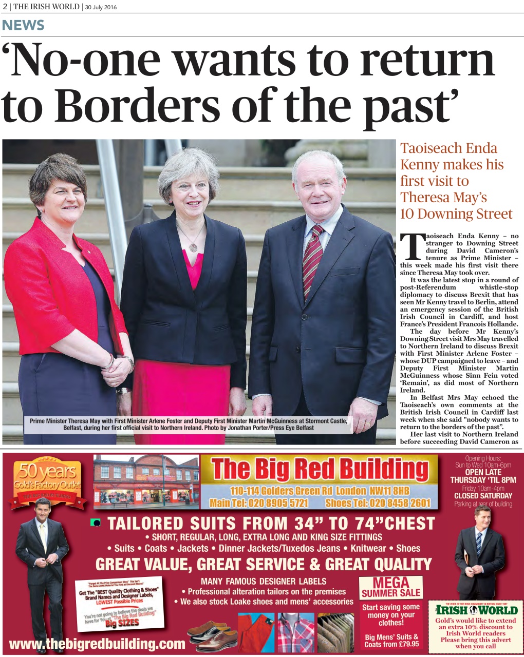 Irish World Preview Pages