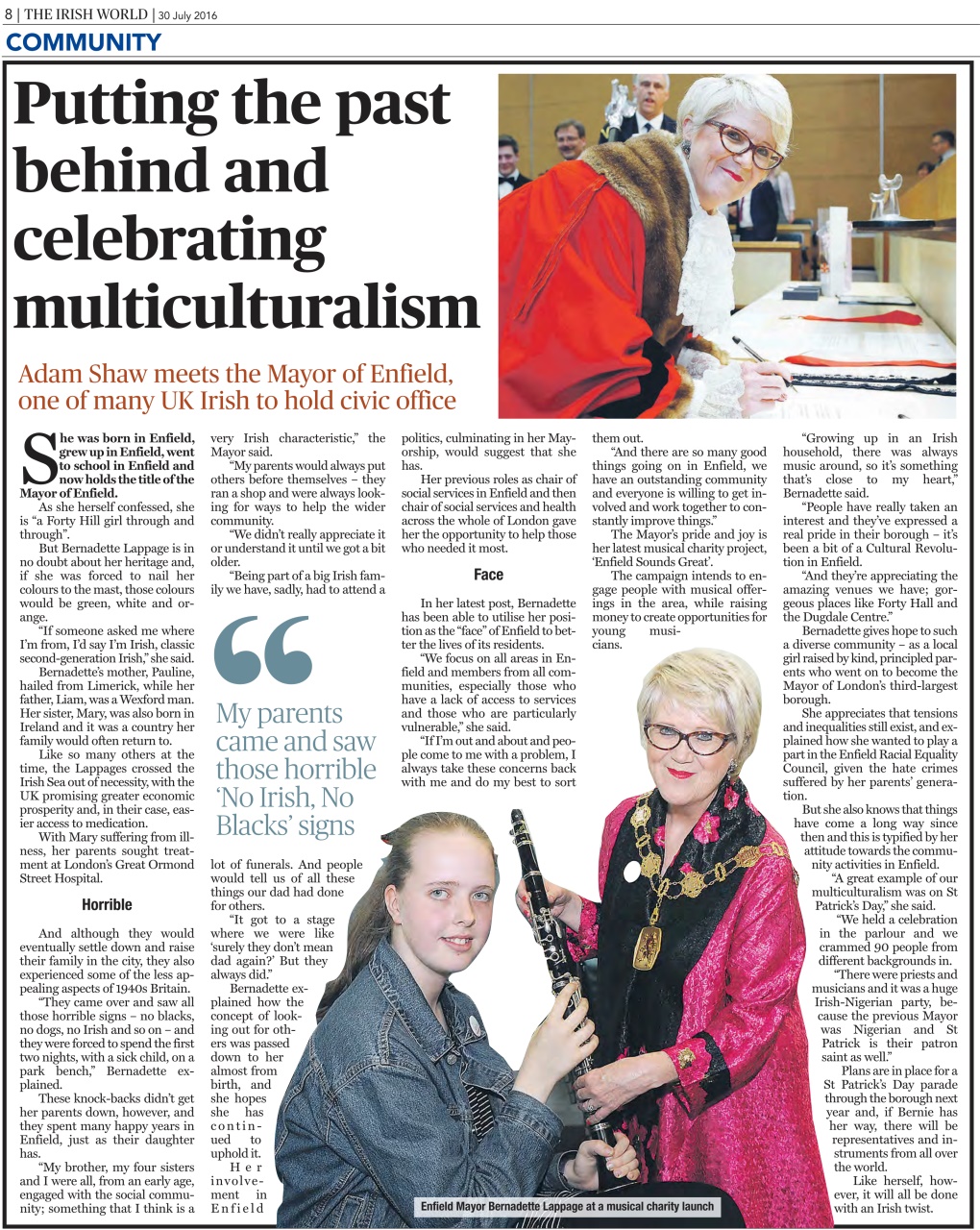 Irish World Preview Pages