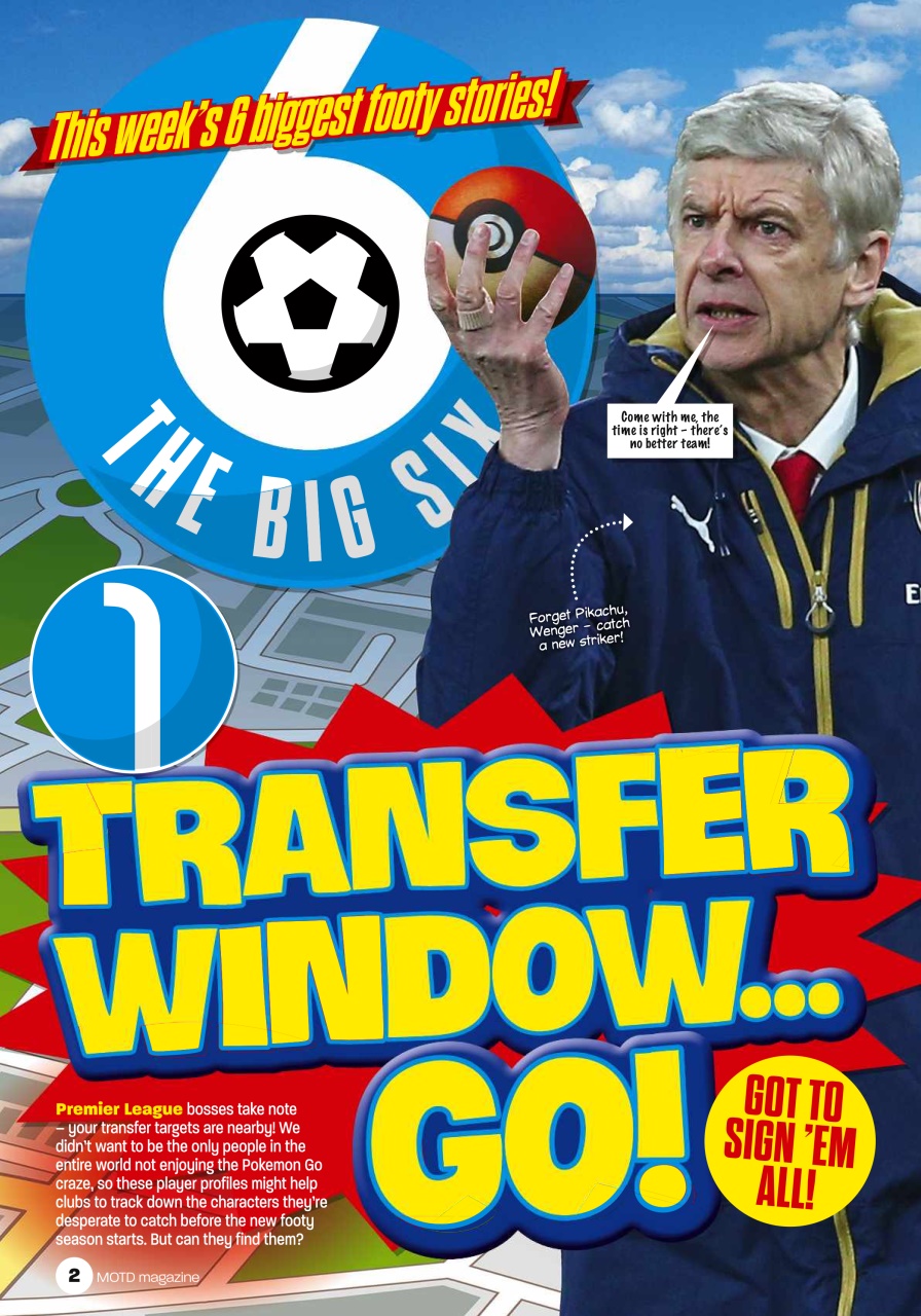 Match of the Day Preview Pages