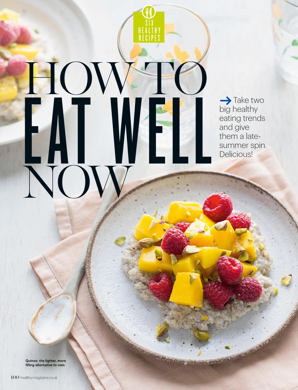Healthy Magazine Preview Pages