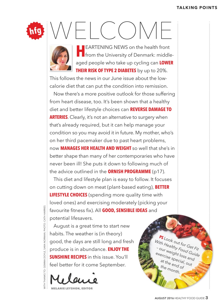 Healthy Food Guide Preview Pages