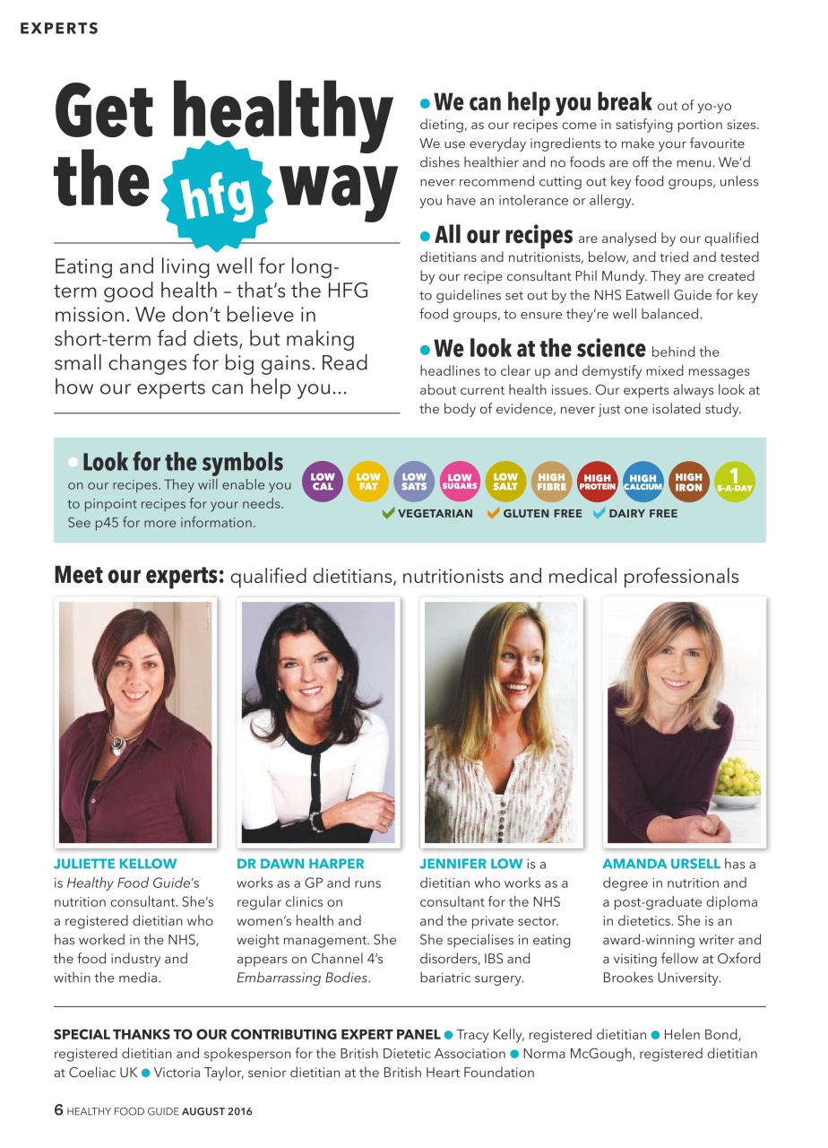 Healthy Food Guide Preview Pages