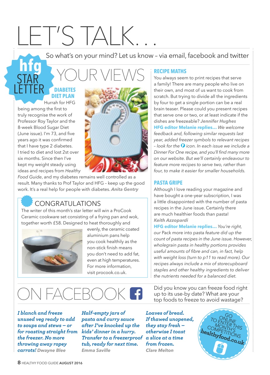 Healthy Food Guide Preview Pages