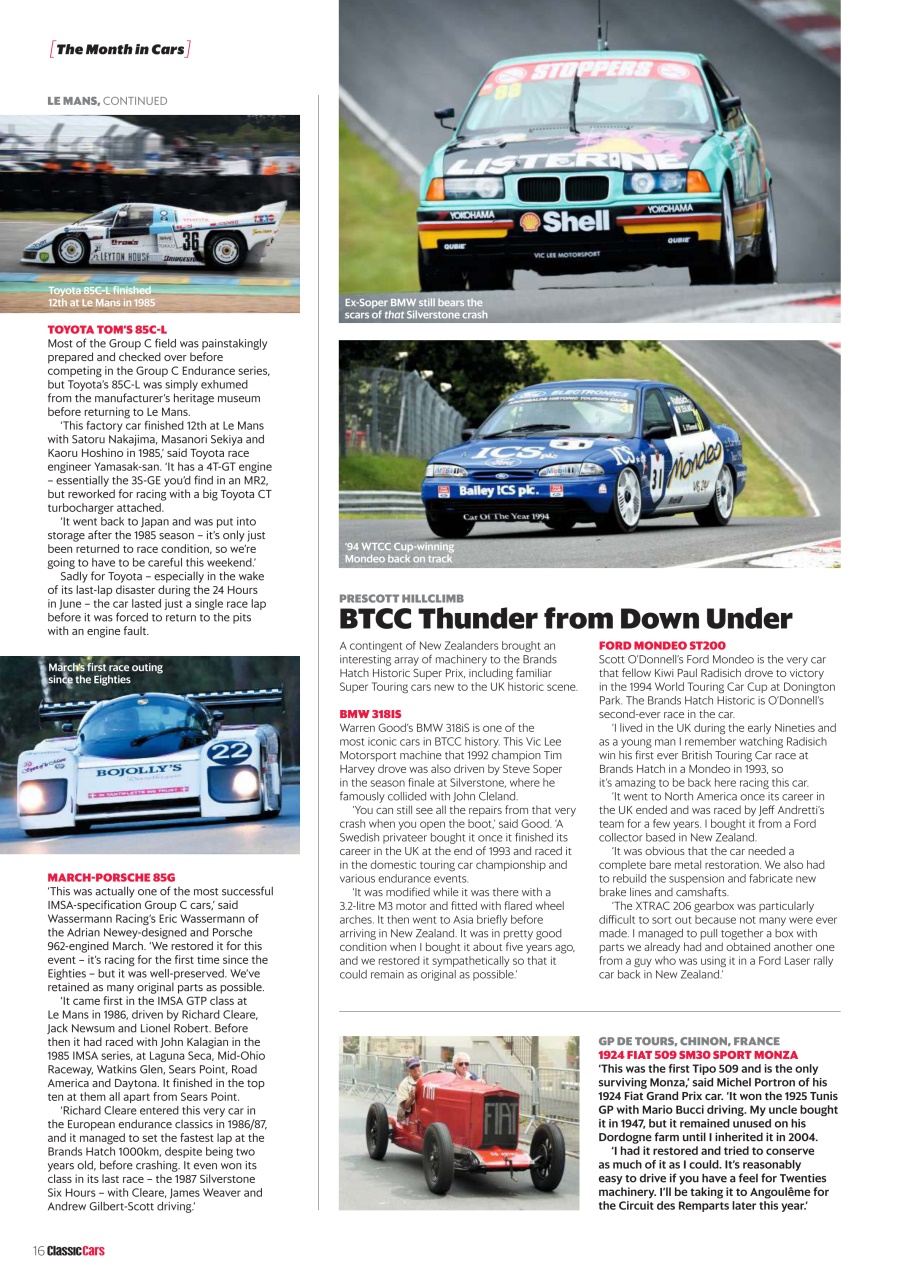 Classic Cars Preview Pages