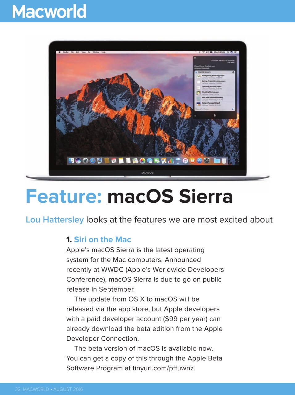 Macworld Preview Pages