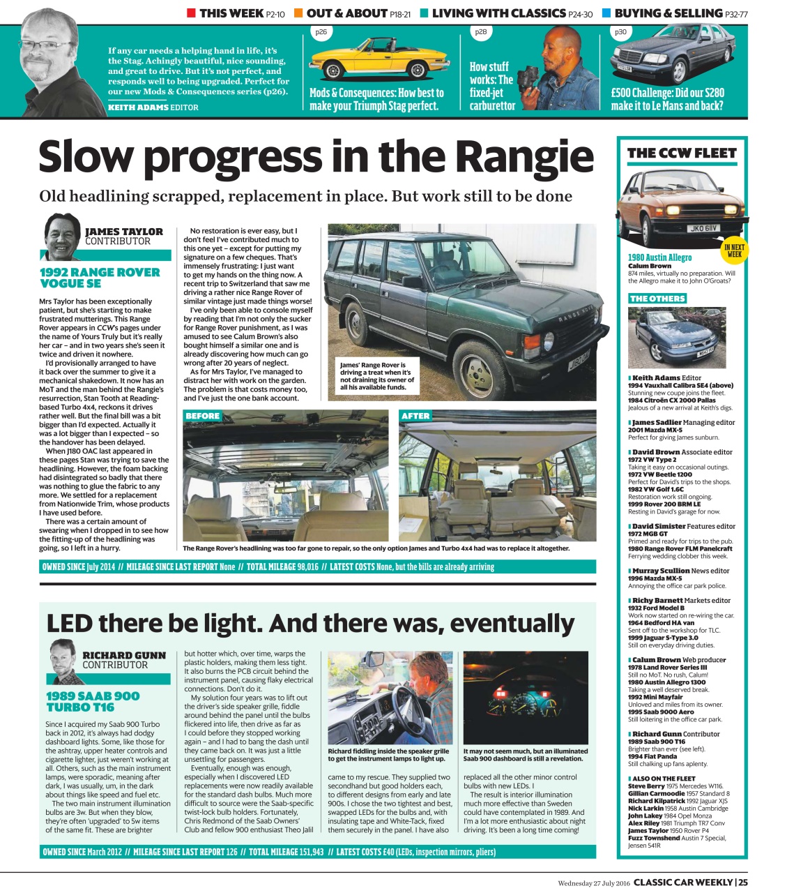 Classic Car Weekly Preview Pages