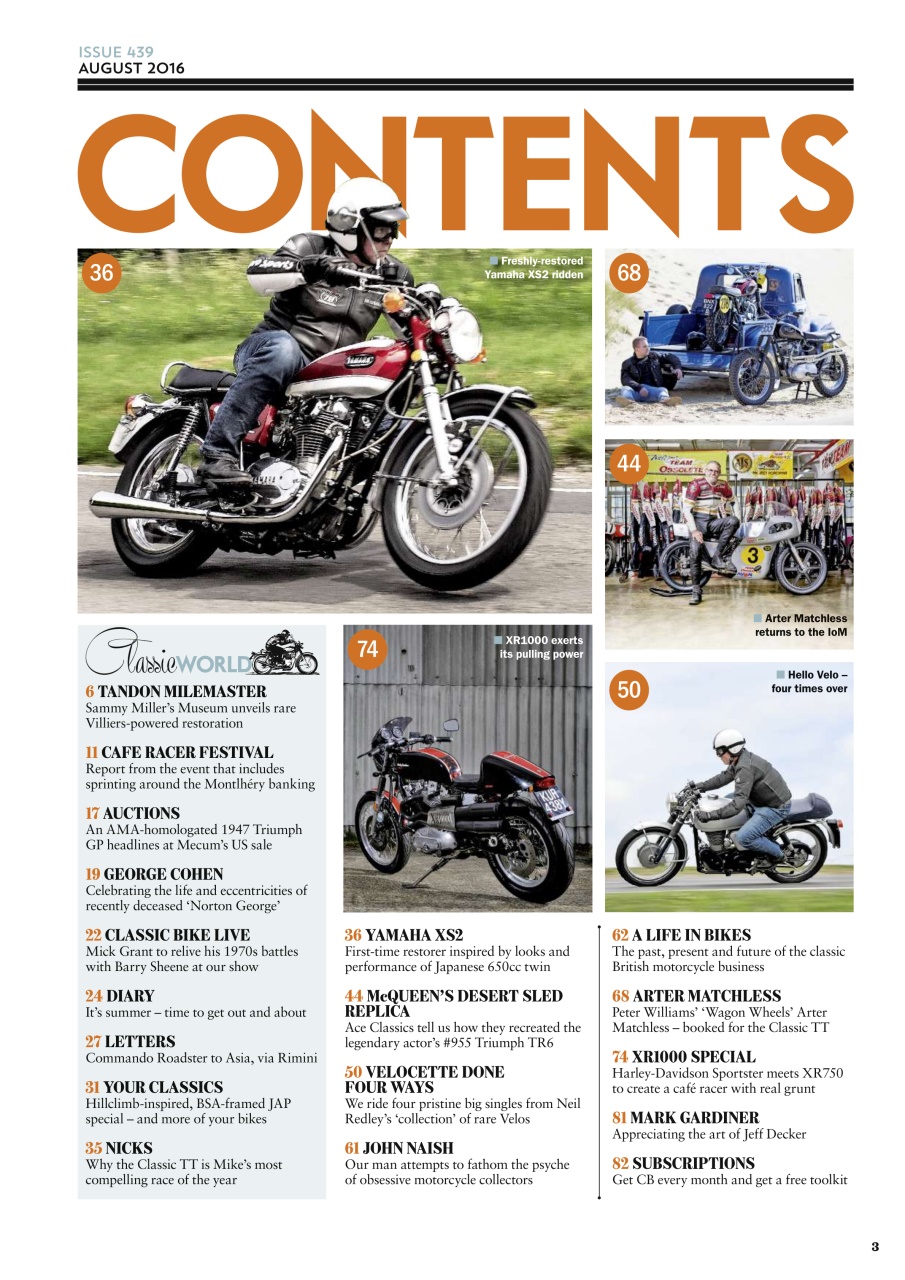 Classic Bike Preview Pages