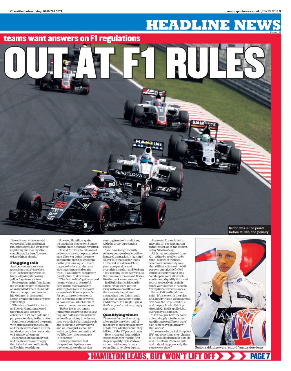 Motorsport News Preview Pages