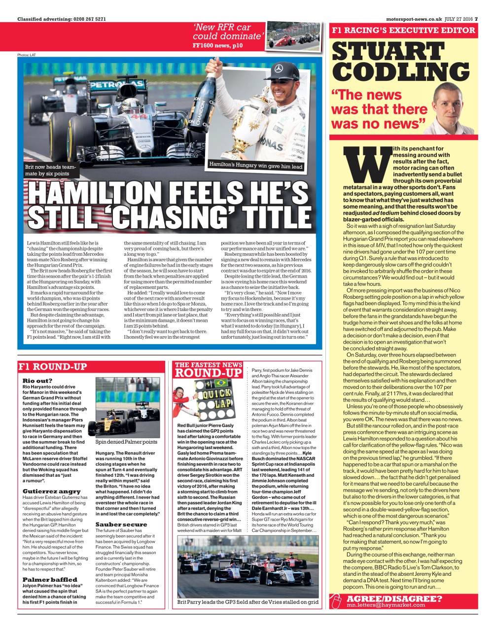 Motorsport News Preview Pages