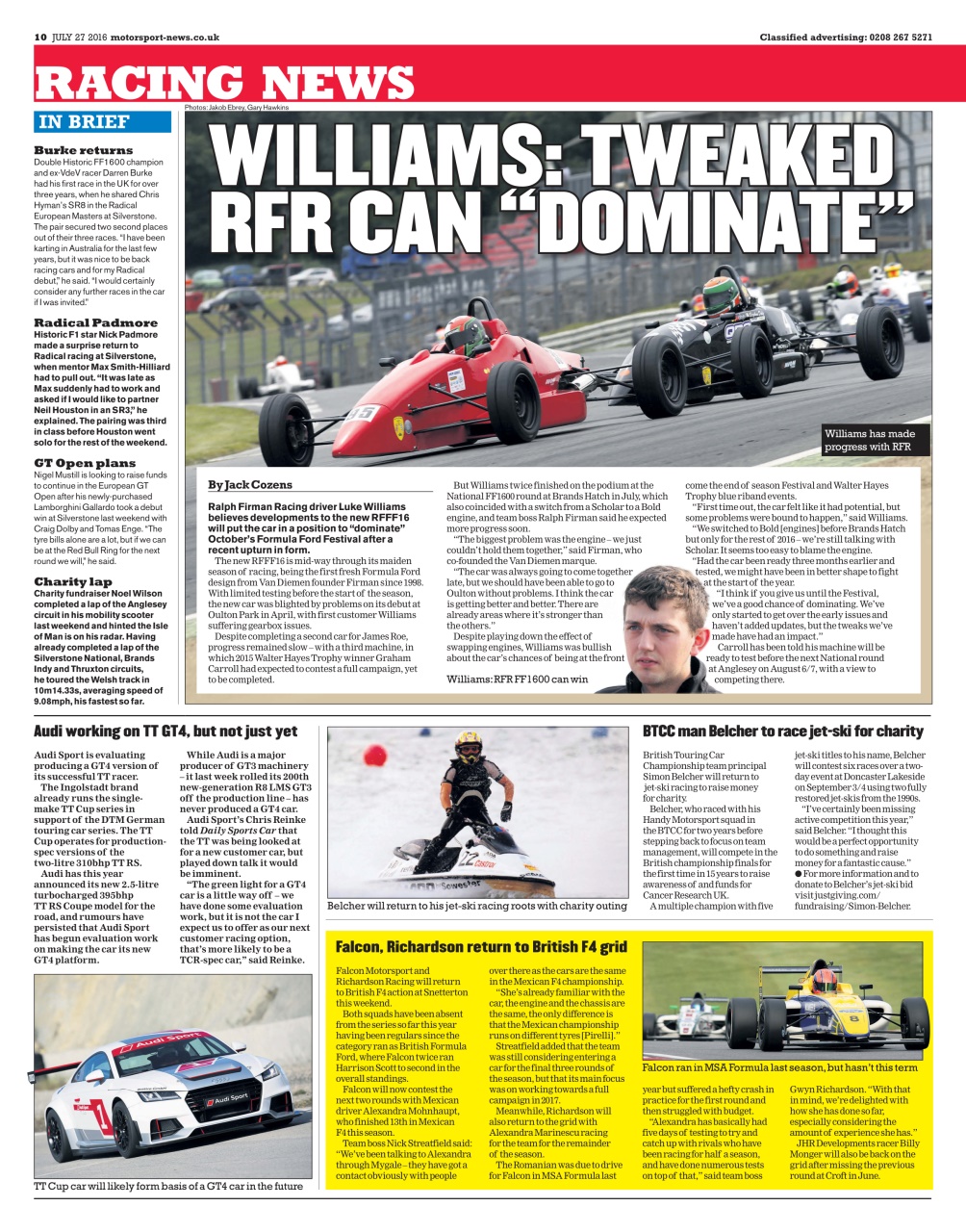 Motorsport News Preview Pages