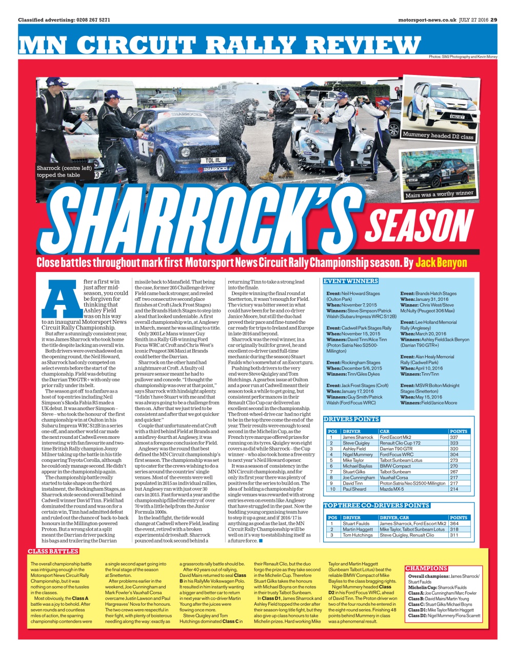 Motorsport News Preview Pages