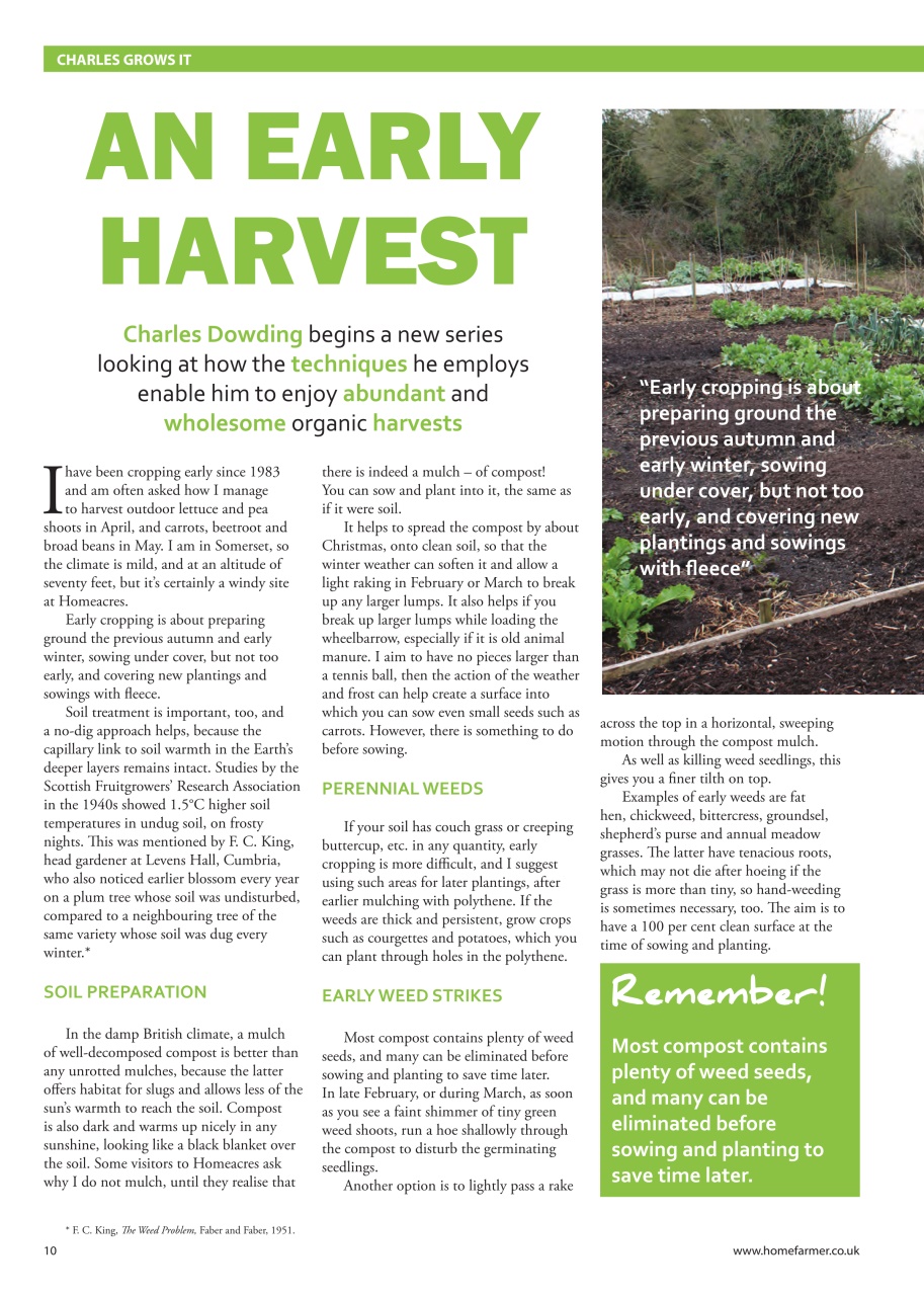 Home Farmer Magazine Preview Pages