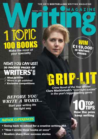 Writing Magazine issue September 2016