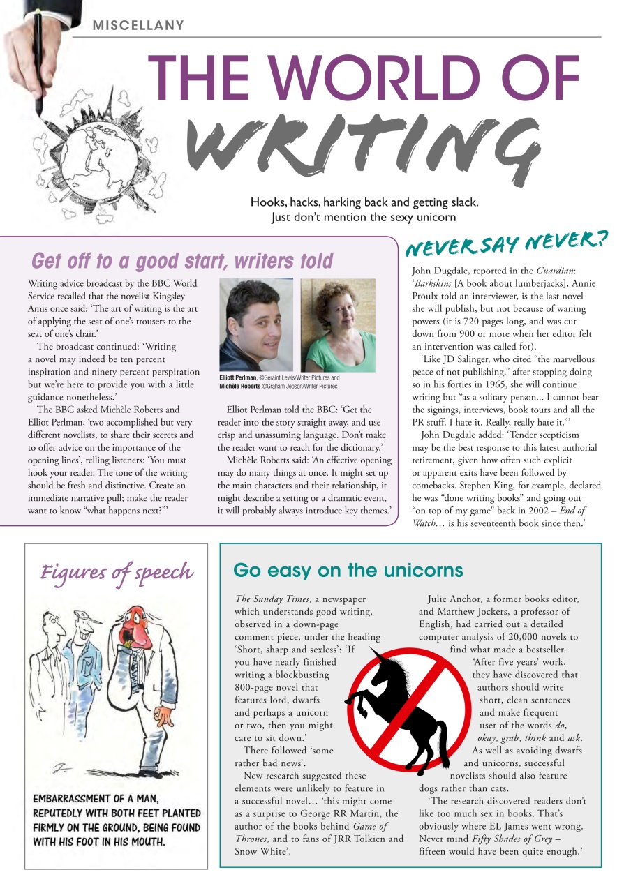 Writing Magazine Preview Pages