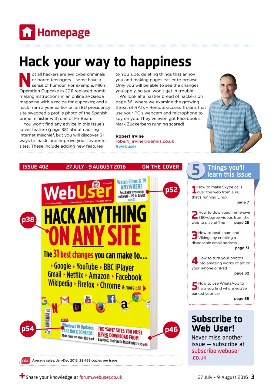 Webuser Preview Pages