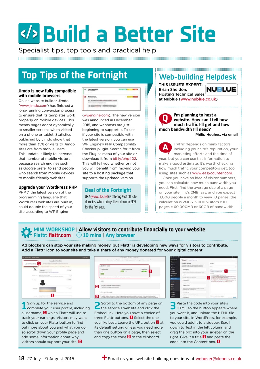 Webuser Preview Pages