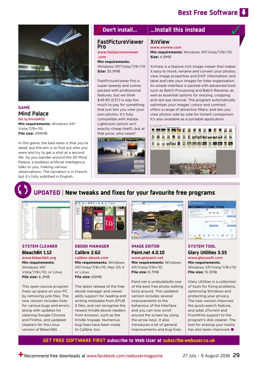 Webuser Preview Pages