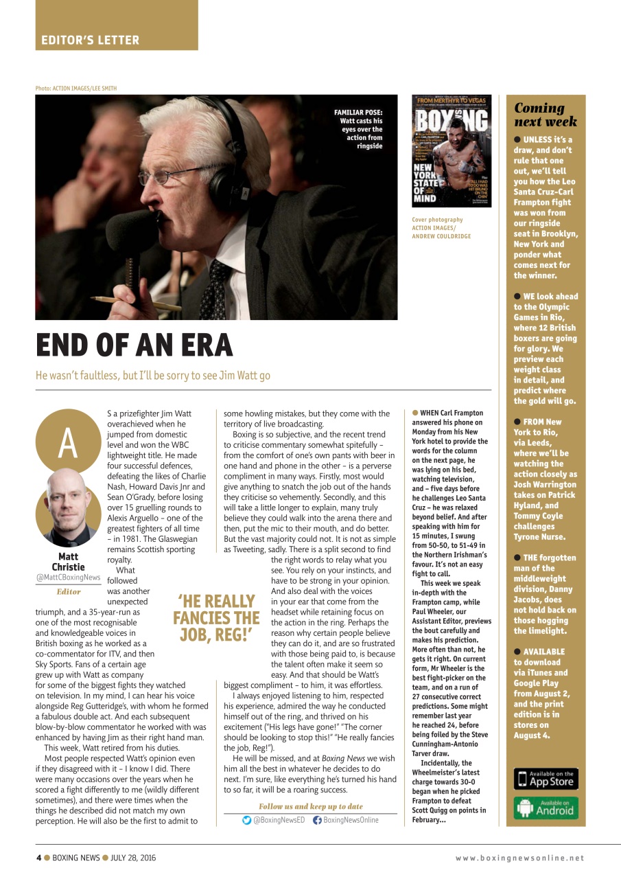 Boxing News Preview Pages