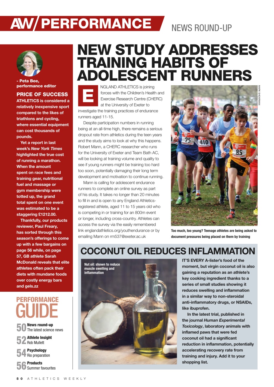 AW – Athletics Weekly Magazine Preview Pages