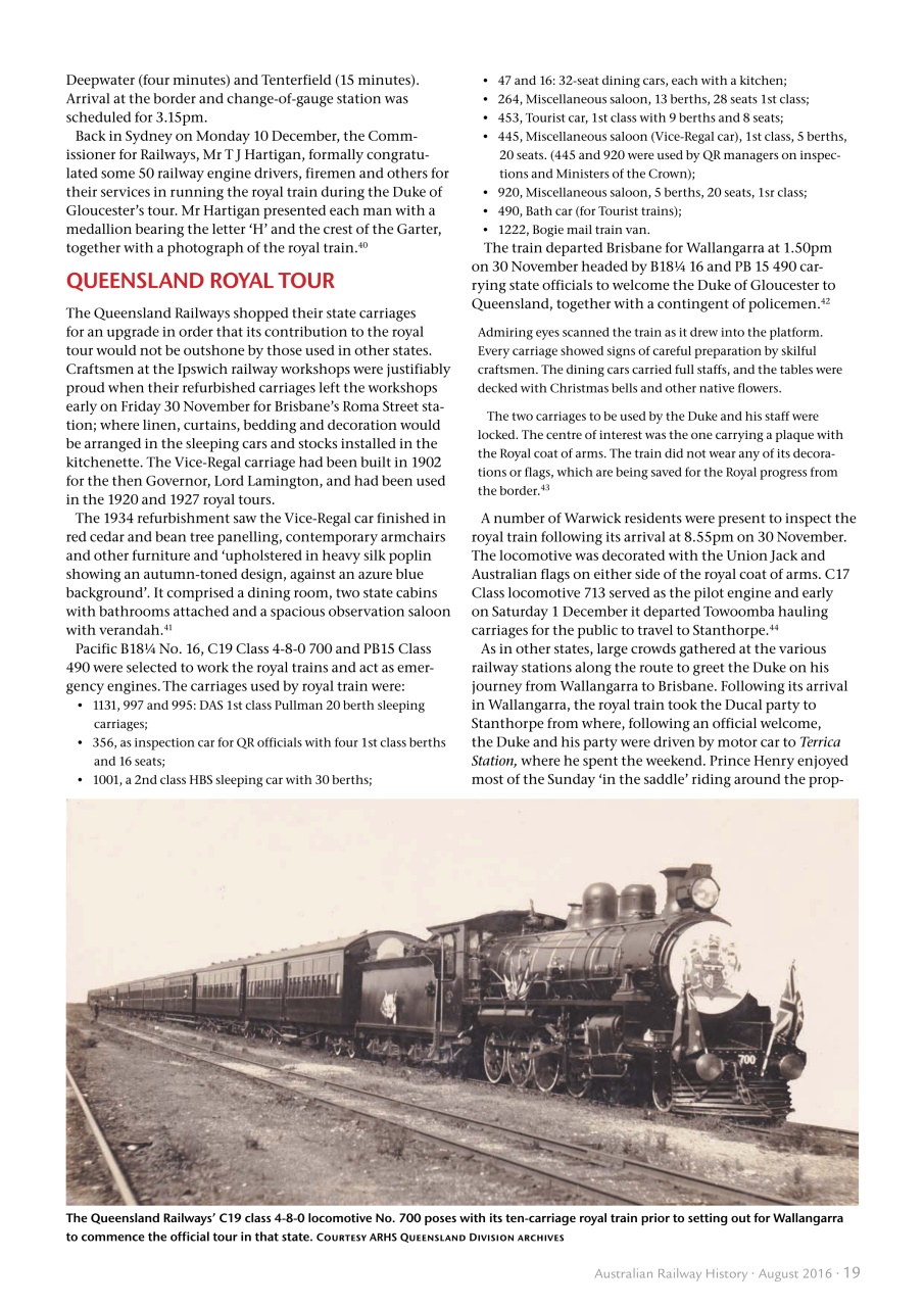 Australian Railway History Preview Pages