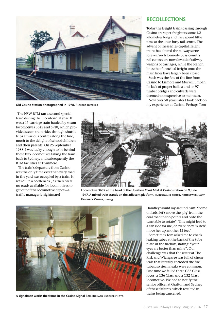 Australian Railway History Preview Pages